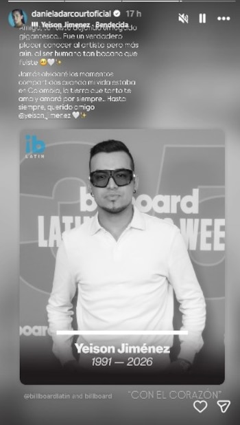 Murió Yeison Jiménez: Yahaira Plasencia,