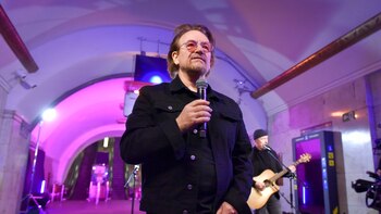 El cantante de U2, Bono