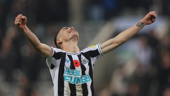 Miguel Almirón convirtió uno de