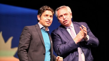 Axel Kicillof y Alberto Fernández