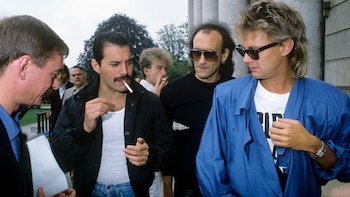 Queen (v.l. Unbekannt, Freddie