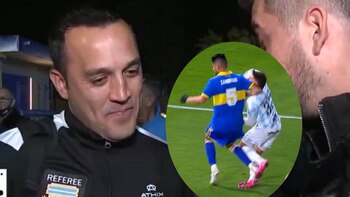 El árbitro Fernando Espinoza dio