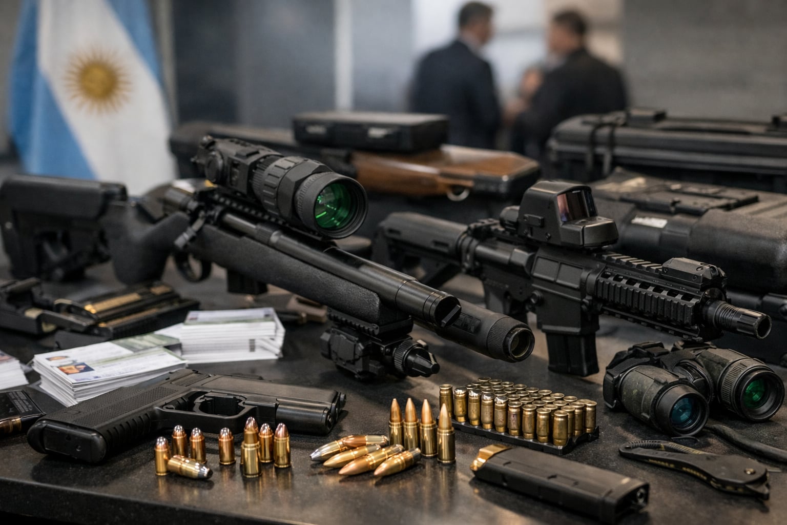 Especialistas destacan la importancia del manejo seguro de armas y del control riguroso para evitar accidentes y desvíos al mercado negro (Imagen Ilustrativa Infobae)