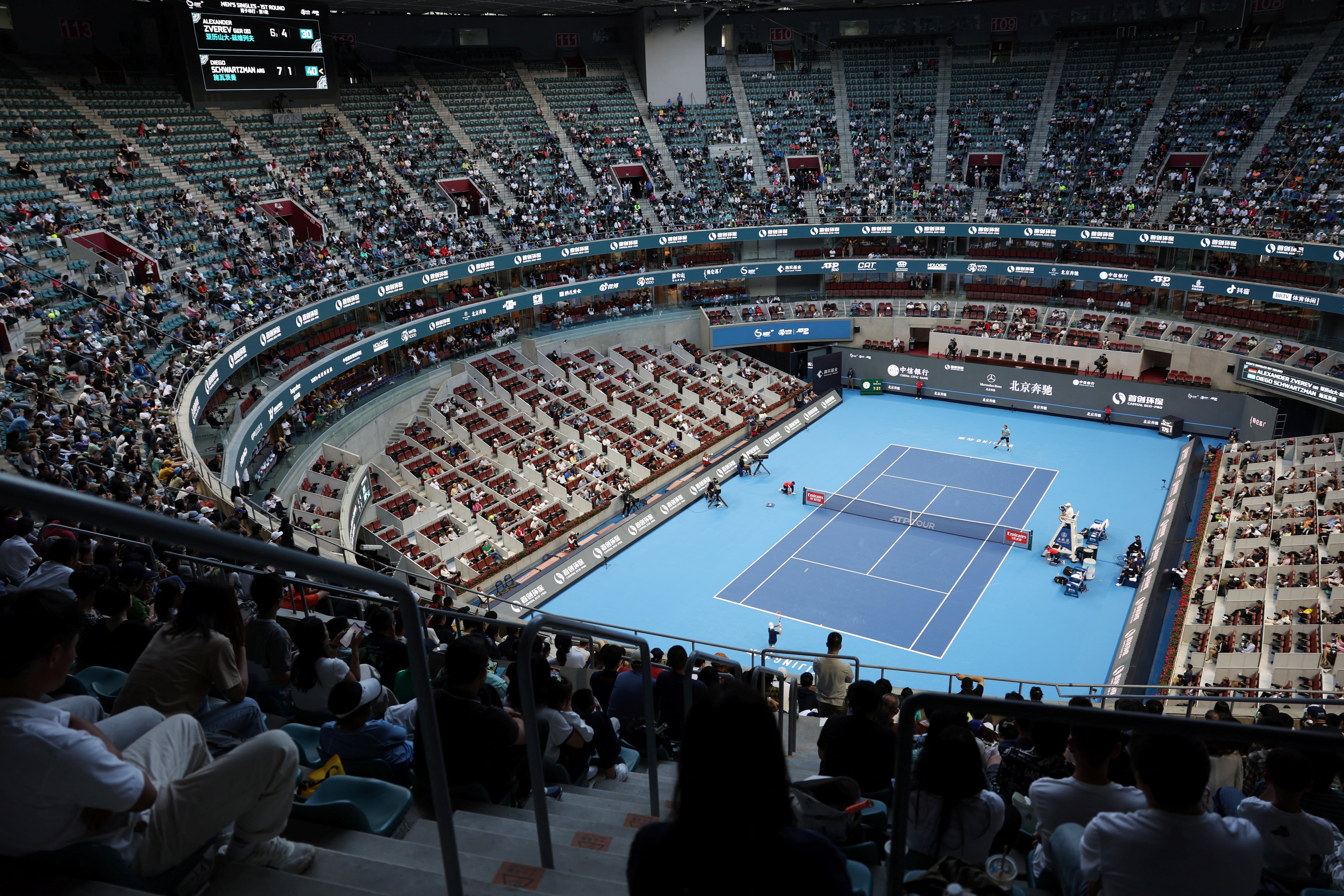 Francisco Cerúndolo será una de las raquetas nacionales que se presente en el ATP de Beijing (Crédito: REUTERS/Florence Lo)