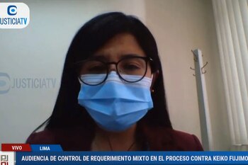 La fiscal adjunta, Paulina Roque