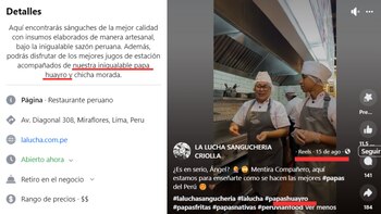 Capturas de la página de