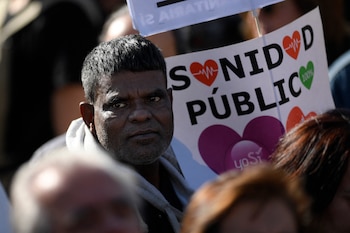 Madrid Protesta - Sanidad Pública - Isabel Díaz Ayuso