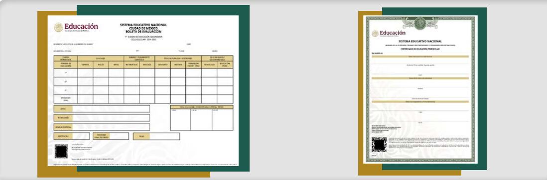 El formato físico o digital de la boleta de calificaciones es válido para realizar trámites.