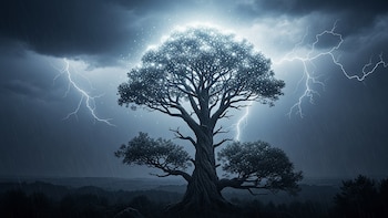 Por qué los bosques generan destellos eléctricos en plena tormenta: un misterio de 70 años finalmente resuelto