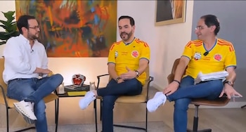 El episodio se desató por la presencia de una obra asociada a un creador de izquierda, y el jurista sostuvo que reconocer el talento ajeno no implica adherir a sus posturas ideológicas - crédito captura de pantalla Noticias RCN