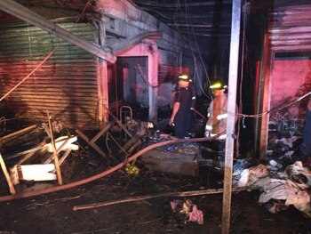 En los locales afectados se