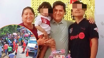 El lamentable accidente ocurrió en la carretera Fernando Belaúnde Terry en la región de Moyobamba, en la región San Martín. (Composición: Infobae Perú)