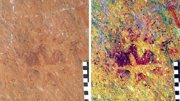 “No sé quién lo hizo ni por qué”: investigan el origen de misteriosas figuras rupestres descubiertas en una cueva de Sudáfrica
