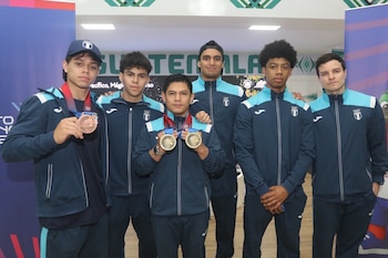 La gimnasia volvió a poner en alto el nombre de Guatemala y demostrando una vez más su calidad y entrega en cada competencia (Cortesía: @COGuatemalteco).