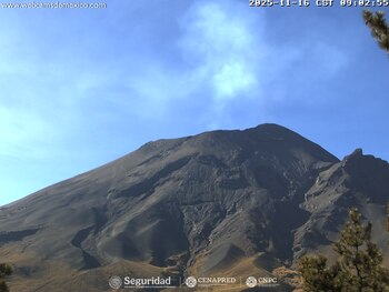 La actividad del Popocatépetl genera