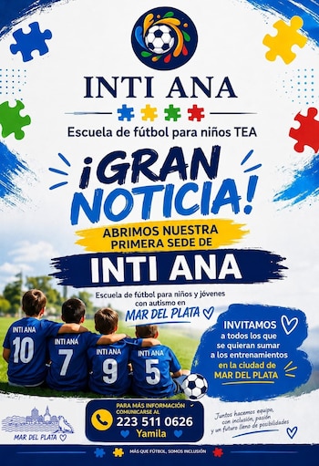 escuela de fútbol Inti Ana