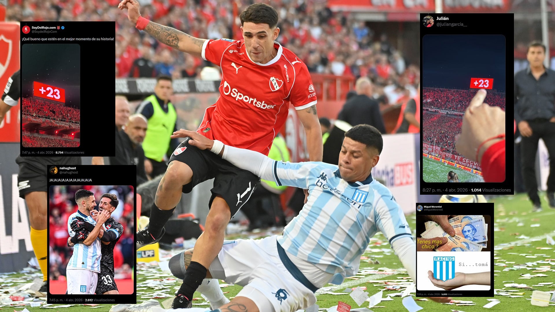 Estallaron los memes tras la victoria de Independiente frente a Racing