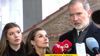 Los Reyes Felipe y Letizia