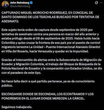 John Reimberg destacó que la