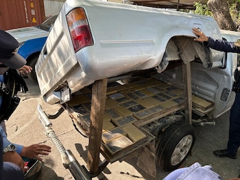 La sustancia ilícita, distribuida en