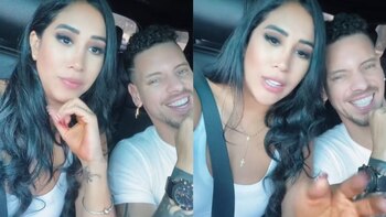 Melissa Paredes graba TikTok con