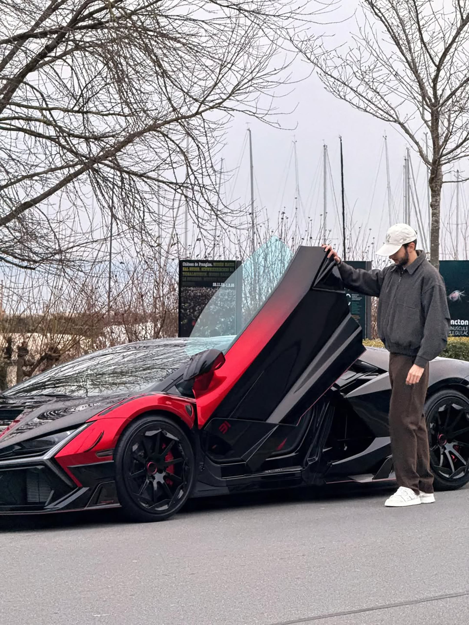 Así luce la nueva adquisición del piloto francés, el Lamborghini Revuelto intervenido por Mansory