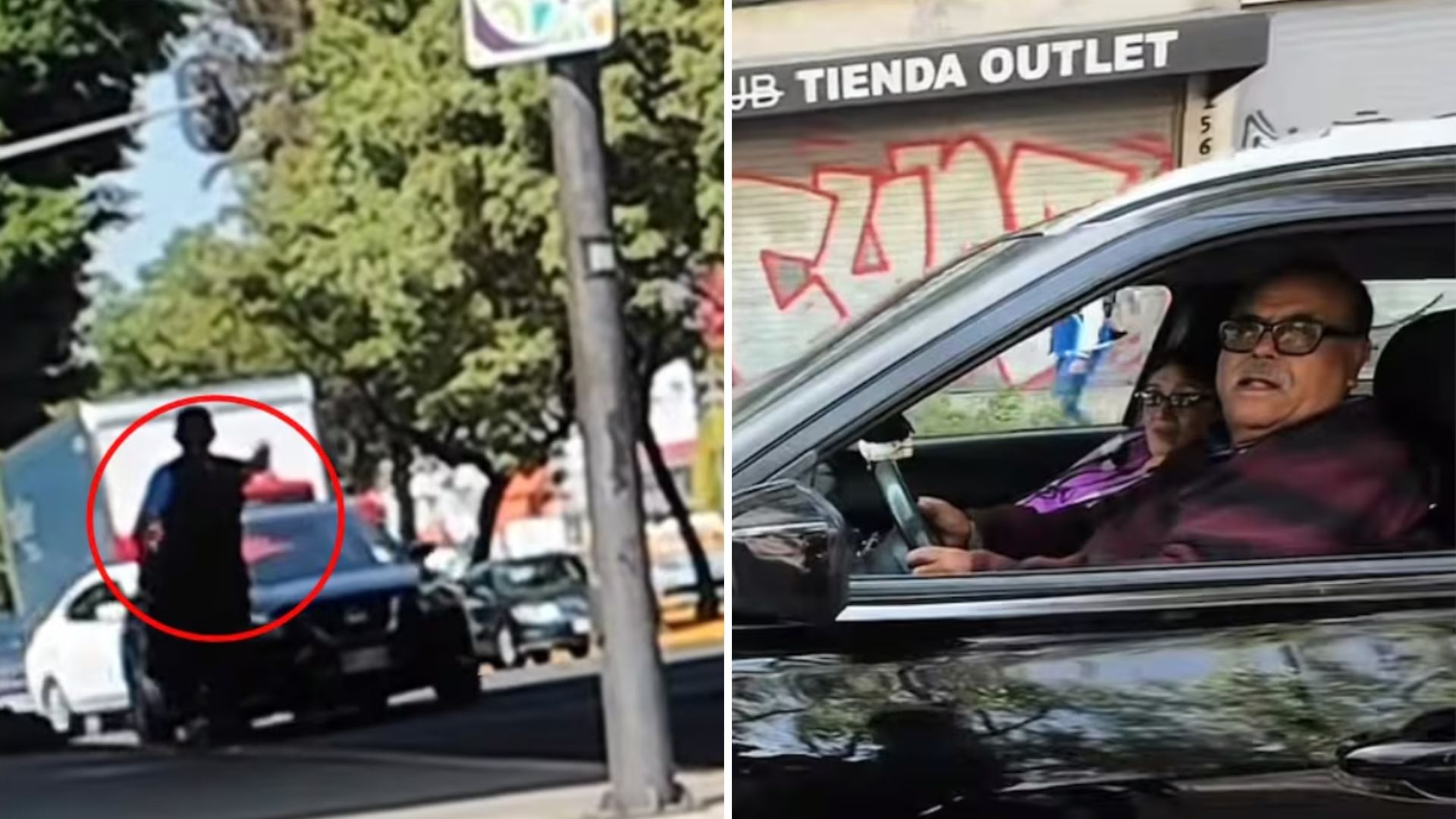 Motociclista salva a conductor de ser asaltado por la trampa de la ‘llanta ponchada’ en CDMX: “Jefe, súbase, lo van a robar”