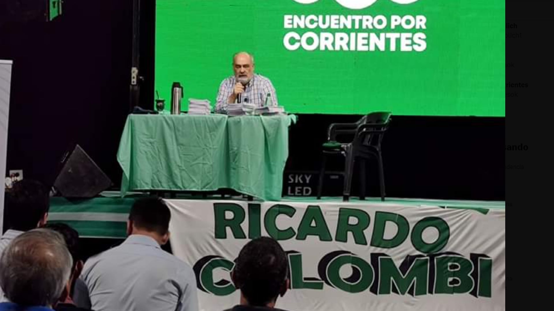 Ricardo Colombi busca su cuarto mandato como gobernador de Corrientes