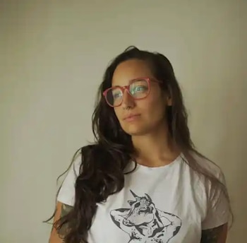 La joven colombiana, que reside