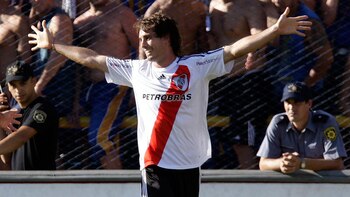 Martín Galmarini jugó en River