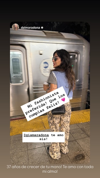 Dalma, la hermana de Gianinna, recordó tres momentos de un viaje compartido a Nueva York para dedicarselos en el cumpleaños