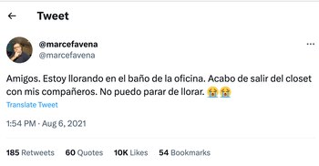 Marcelo contó su historia en