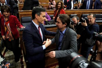 Pedro Sánchez y Pablo Iglesias