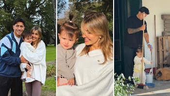 Muri López Benítez, esposa de Lisandro Martínez, mostró el regreso familiar a Gualeguay: comidas tradicionales y relax