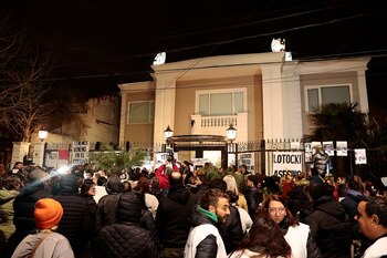 La manifestación contra Aníbal Lotocki