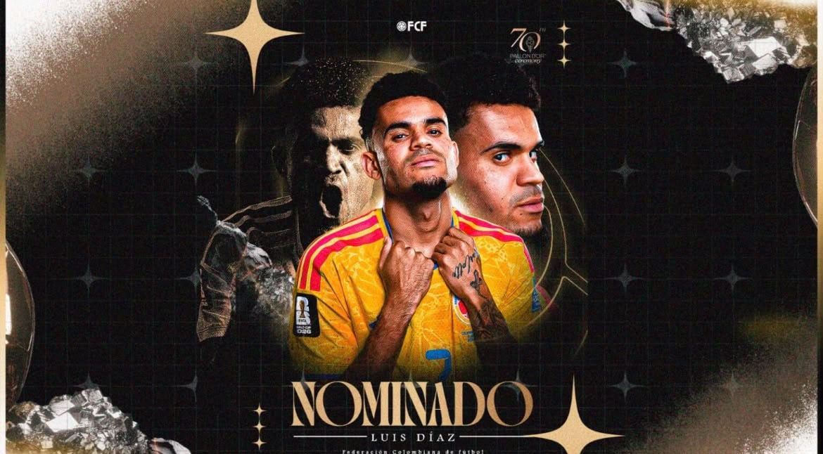 La felicitación de la Federación Colombiana de Fútbol a Luis Díaz por su nominación al Balón de Oro 2026 - crédito FCF