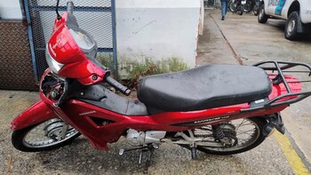 La moto robada