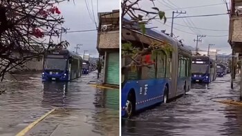 Captan afectaciones al Trolebús Chalco