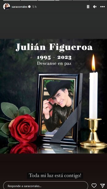 Sara Corrales actuó con Julián
