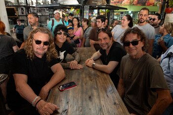 Maná disfrutó de la gastronomía