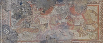 El hallazgo de un mosaico