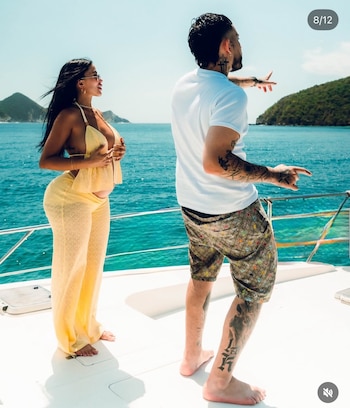 Karina García compartió detalles del inicio de su relación con Kris R - crédito karinagarciaoficiall/Instagram