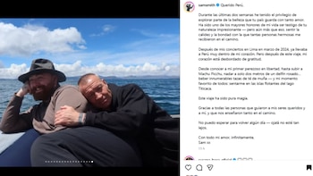 Sam Smith agradece a Perú