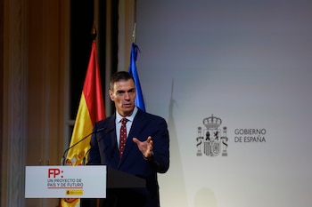 El presidente del Gobierno, Pedro