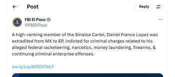 Parte de lo informado por