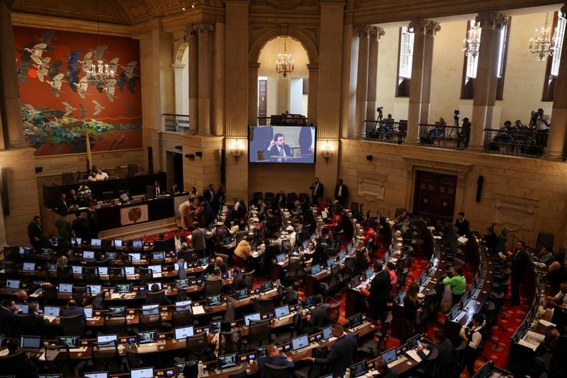 En manos del Congreso de la República estará el trámite de la nueva reforma tributaria del Gobierno Petro - crédito Luisa González/Reuters
