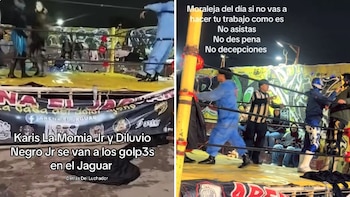 Una cachetada fuera de guion