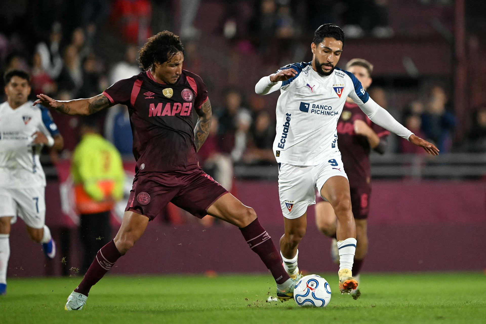 Liga de Quito recibirá a Lanús en Ecuador (Crédito: Luis Robayo/AFP)