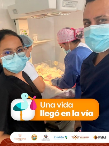 La bebé nació baja de peso y prematura, pero está estable según los especialistas que la están atendiendo - crédito @ViasdeLaCigarra/X