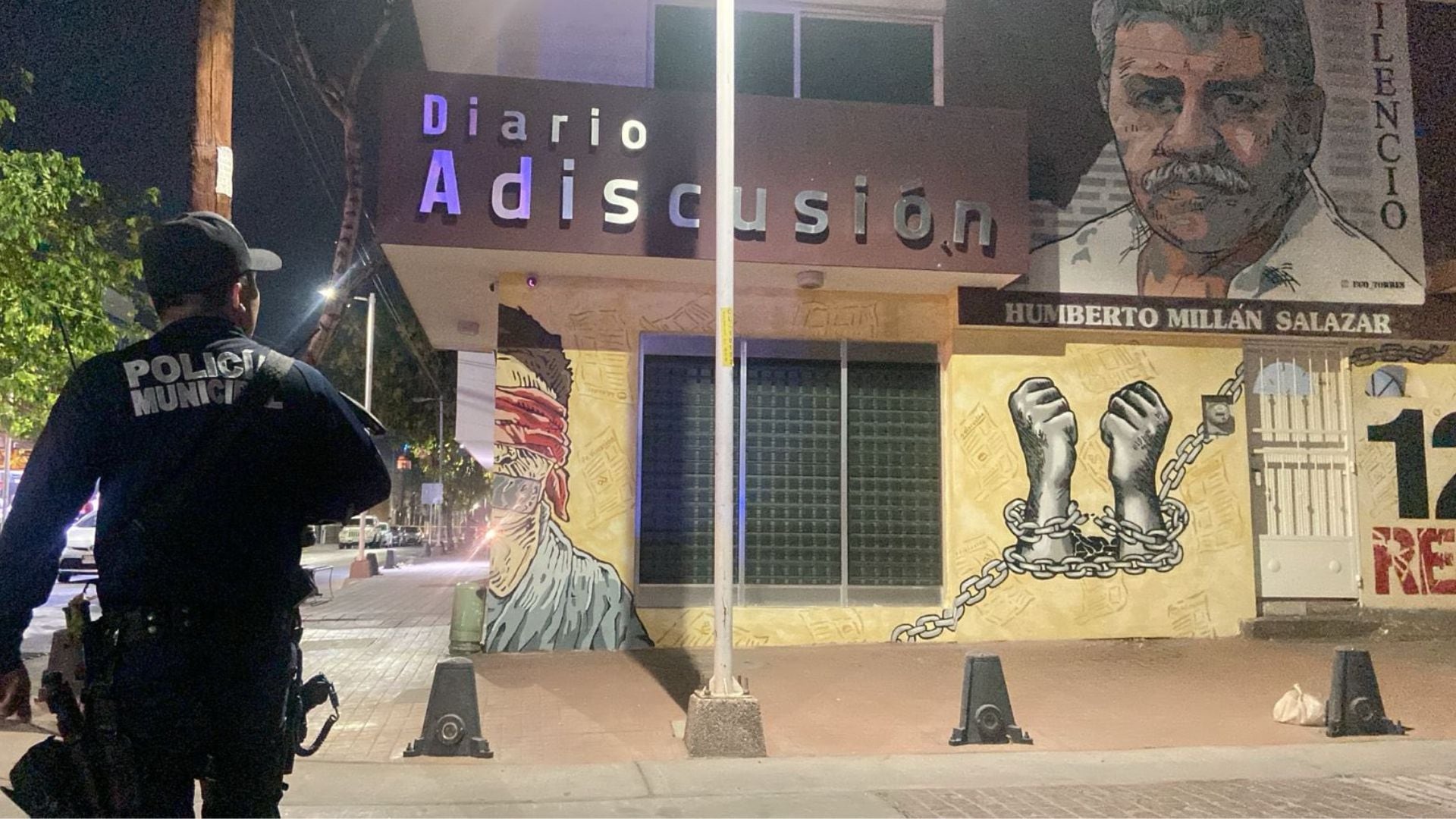 Ataque al diario A Discusión en 2024 (X/@michelleriveraa)